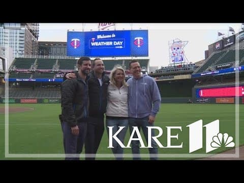 KARE 11 weather team takes over Target Field