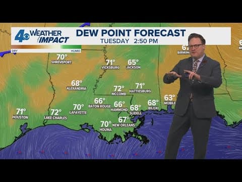 New Orleans Weather: Scattered Saturday showers, but drier and less humid for the rest of the Labor