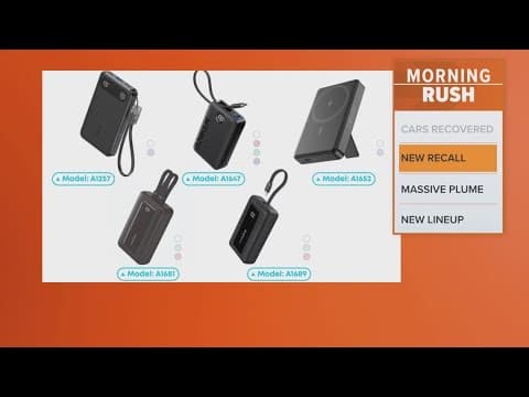 Mobile chargers recalled due to overheating and exploding