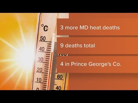 Maryland reports even more heat-related deaths