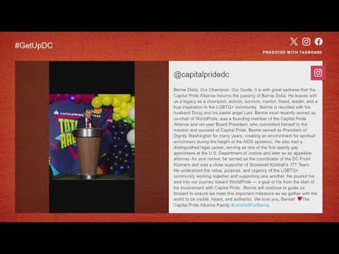 Capital Pride Alliance founder Bernie Delia dies at 68