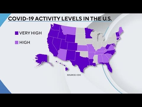 COVID cases spiking across the country