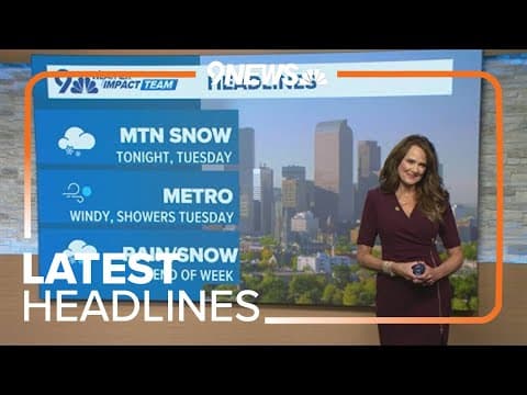 Latest Headlines | Get ready for a turbulent week of weather in Colorado