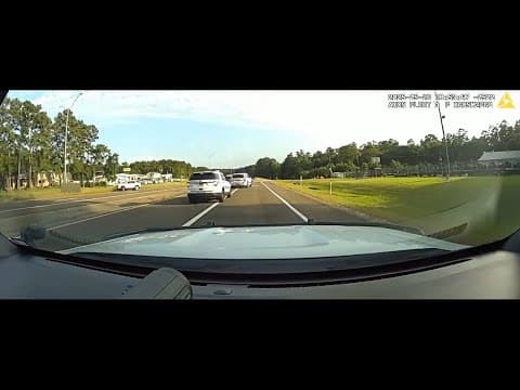 Dash cam: Law enforcement pursuit of 2 Louisiana escapees in Texas
