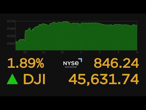 Stock market surges on hints of interest rate cuts