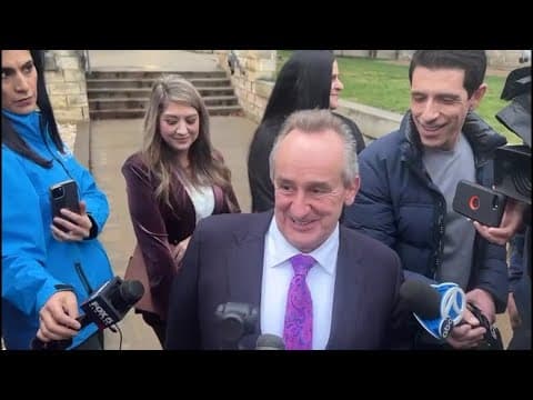 Luigi Magione's lawyer speaks with reporters after alleged CEO killer's first court appearance
