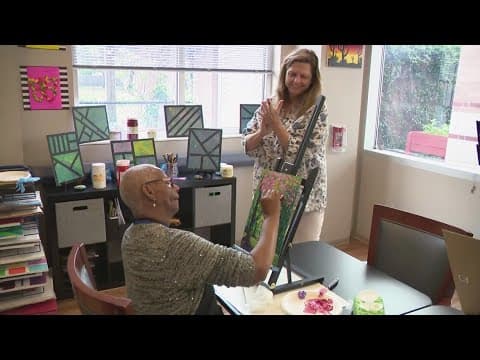 Texans Helping Texans | Houston doctor teaches art classes to dementia patients in memory of father