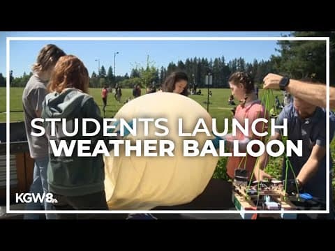 Vancouver school launches weather balloon