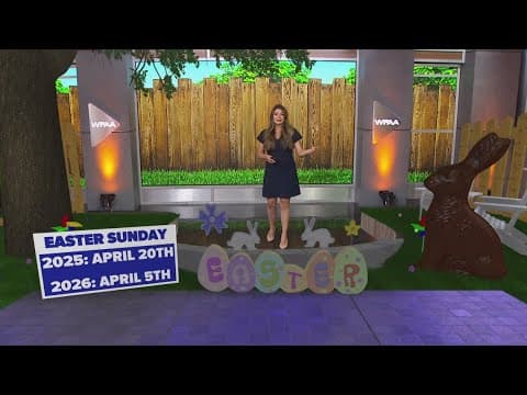Easter Sunday is coming up! Here's why it's so late this year