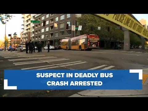 Suspect in deadly bus collision in Seattle arrested for vehicular homicide