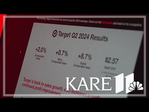 Target sales show a turnaround