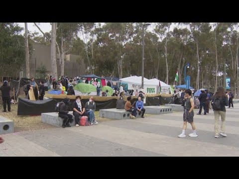 UCSD Pro-Palestinian encampment | Day 2