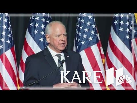 Walz calls for new gun safety measures in State of the State speech at Owatonna High School