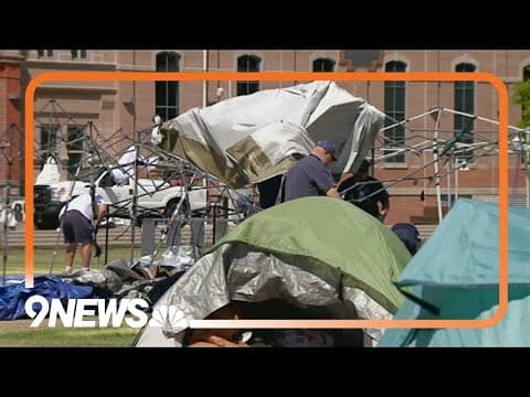 Pro-Palestinian protesters abandon tent encampment on Auraria Campus