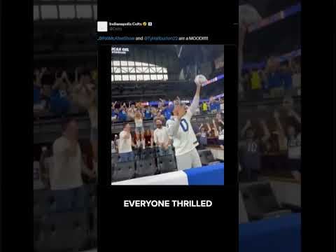 Tyrese Haliburton and Pat McAfee celebrate Colts' comeback victory against the Denver Broncos!