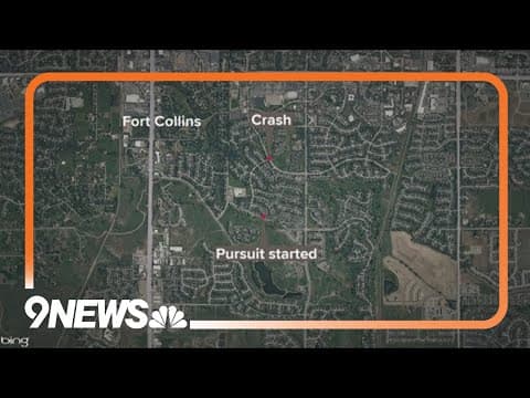 3 injured in Fort Collins crash during pursuit with deputies