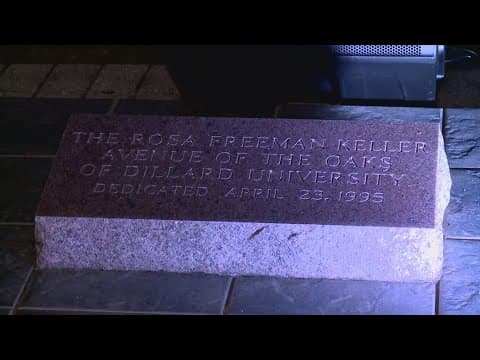 Rosa Freeman Keller Ave. of the Oaks lighting