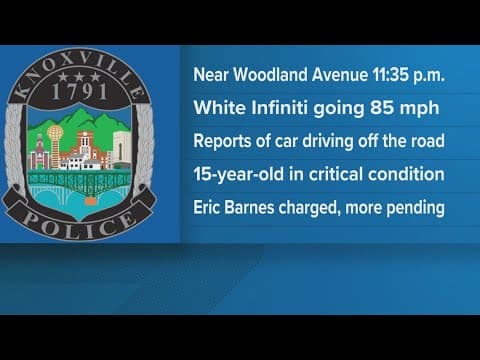 15-year-old in critical condition, 20-year-old faces charges after high speed crash on I-275