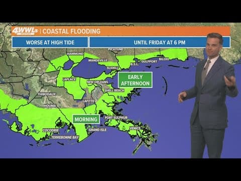 New Orleans Weather: Back into the 90s for the weekend