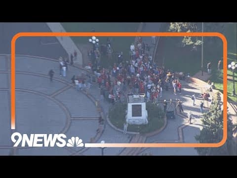 LIVE: Students protest gun violence at Colorado State Capitol