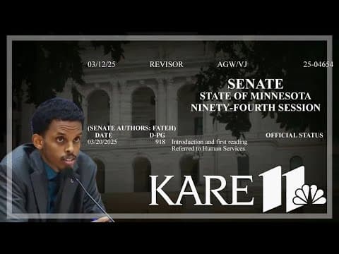 KARE 11 Investigates: Ethics questions emerge over Sen. Fateh’s housing bill and wife’s company ties