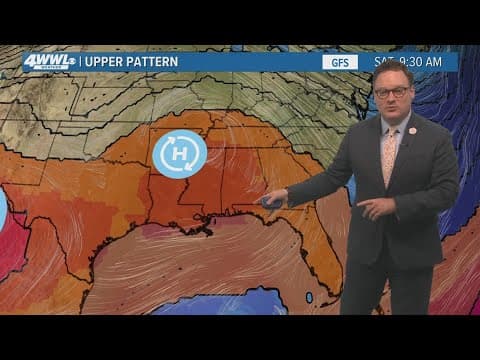 New Orleans Weather: Hot and dry Thursday into weekend, rain chances next week