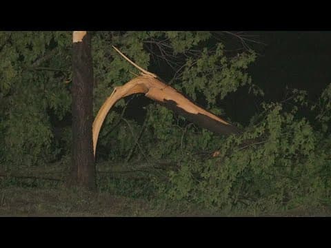 Homes damaged by severe storms, tornadoes overnight