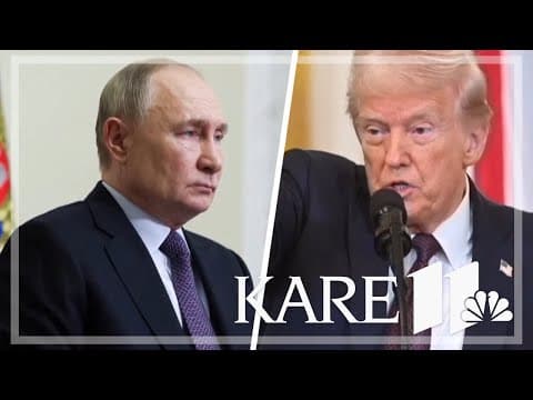 President Trump speaks to Russia's Vladimir Putin about ending war in Ukraine