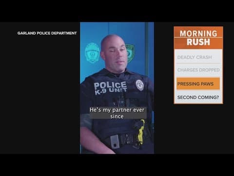 Garland police dog prepares to retire