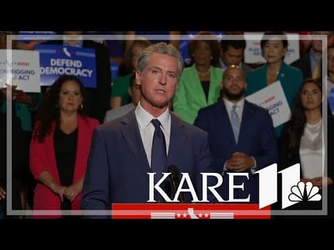 Newsom on redistricting: 'Have got to meet fire with fire'