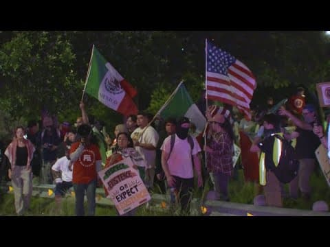 Affidavit details struggle between officers and man arrested during Monday night's anti-ICE protest