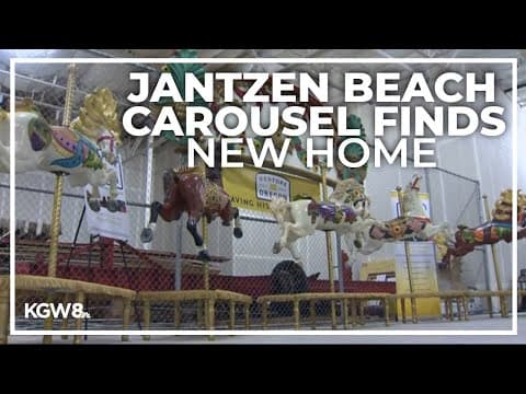 Historic Jantzen Beach Carousel finds permanent home