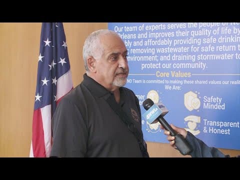 N.O. Sewerage and Water Board Director says the utility is ready for TS Francine