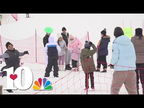 Ober Mountain sees a little snow as it hosts events for the Special Olympics Winter Games