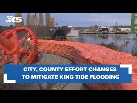 Seattle, King County implement changes to mitigate King Tide flooding