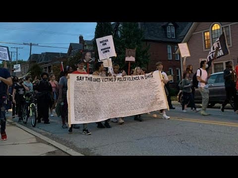 Protesters march for justice in death of Donovan Lewis