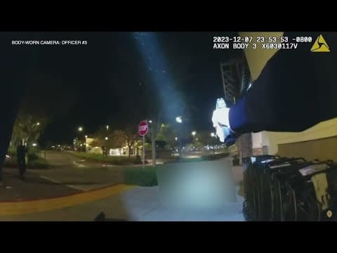 SDPD releases body camera video from fatal officer involved shooting
