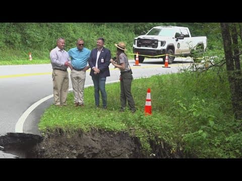 Newfound Gap Rd. will remain closed until October due to wash out