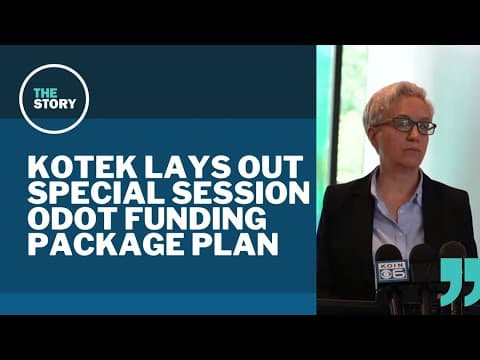Kotek releases Oregon transportation package framework for special session