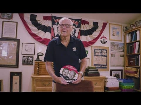 Bob Warren, son of former California governor, shares political memorabilia with the world