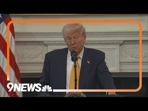 President Trump defends push to reshape federal government amid backlash