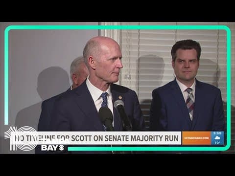 Sen. Rick Scott asked about possible Majority Leader run after McConnell steps down