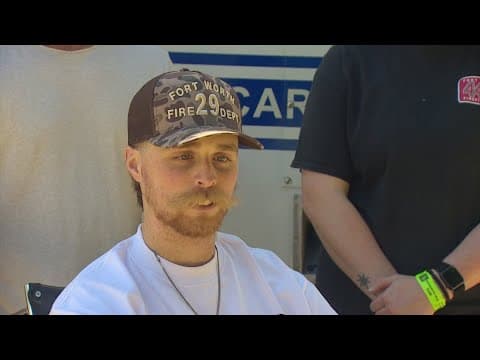 Seriously burned Fort Worth firefighter who believed he was going to die is discharged from hospital