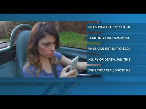 Legal consequences of distracted driving