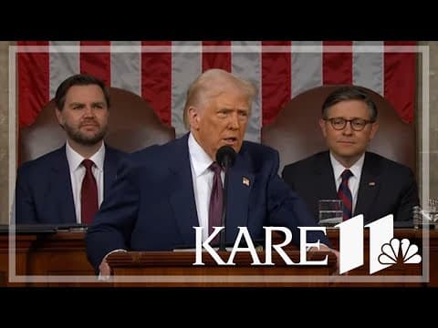 'We've been ripped off for decades': Trump talks tariff plans in speech to Congress