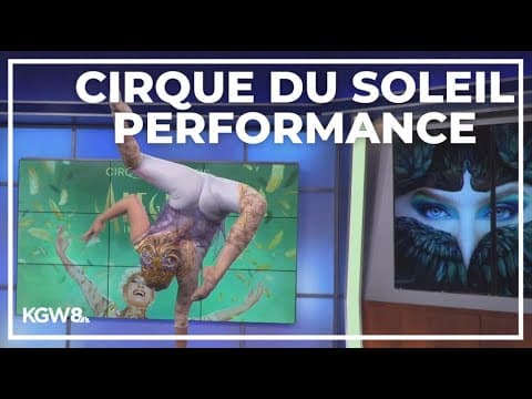 Cirque du Soleil contortionist performs on KGW Sunrise