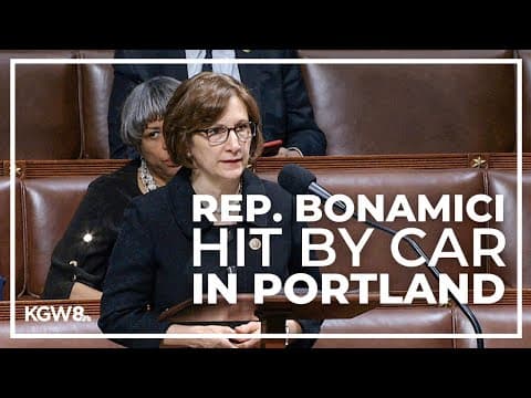 Congresswoman Suzanne Bonamici hit by car in Northwest Portland