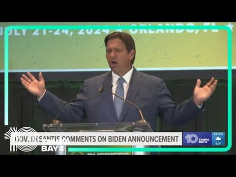 DeSantis slams Biden administration, highlights 'failures' on border, Afghanistan