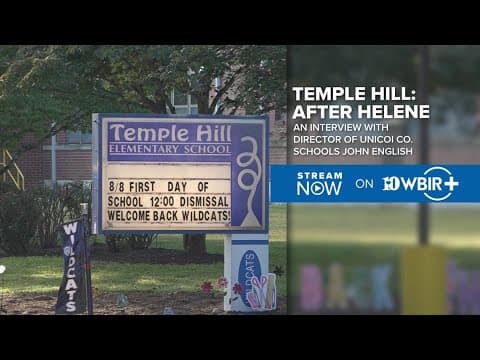 Temple Hill After Helene: An Interview With Unicoi Co. Director of Schools John English
