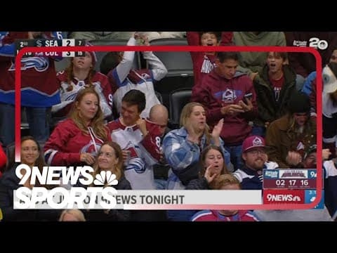 Avalanche face Jets on 9NEWS Thursday night